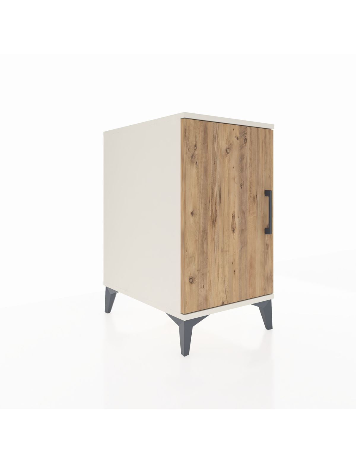 Kronos Komodin 2 Raflı Tek Kapaklı 44x59x80 Aytaşı-Çam