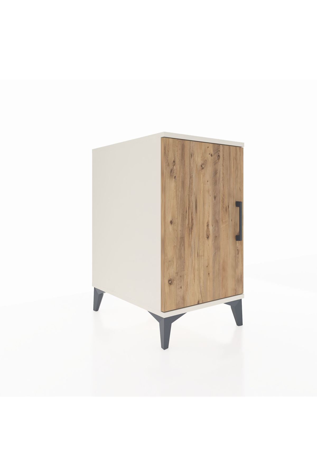 Kronos Komodin 2 Raflı Tek Kapaklı 44x59x80 Aytaşı-Çam