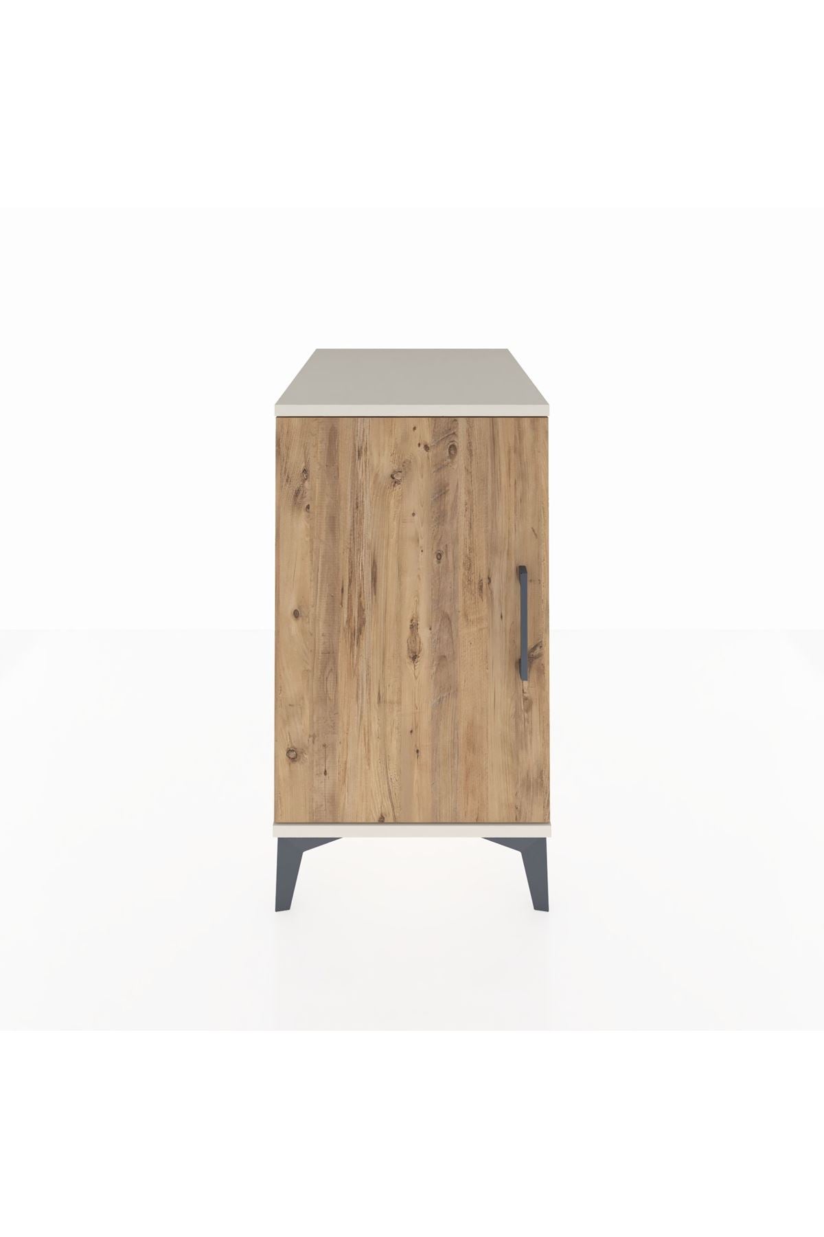 Kronos Komodin 2 Raflı Tek Kapaklı 44x59x80 Aytaşı-Çam