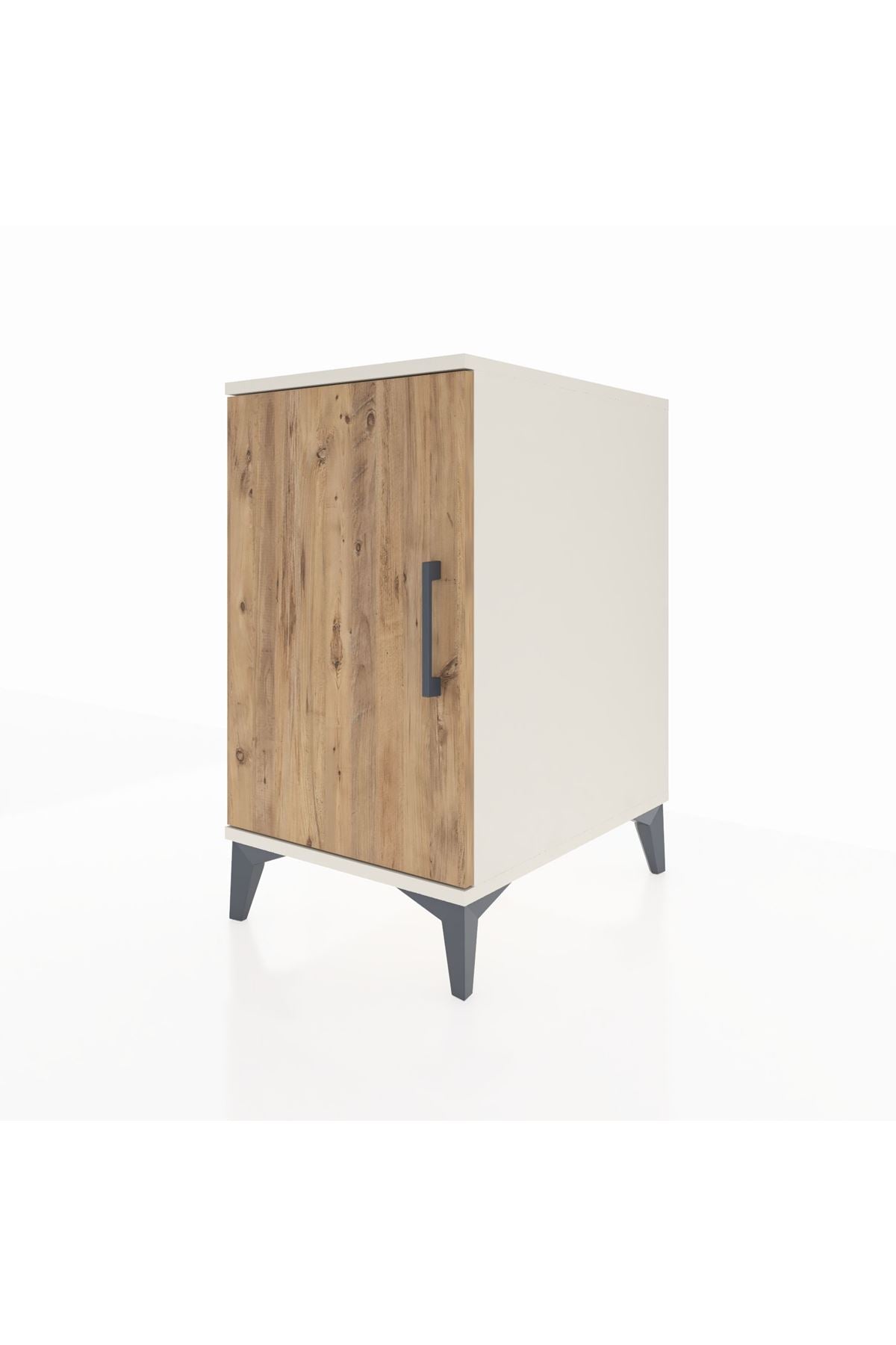 Kronos Komodin 2 Raflı Tek Kapaklı 44x59x80 Aytaşı-Çam