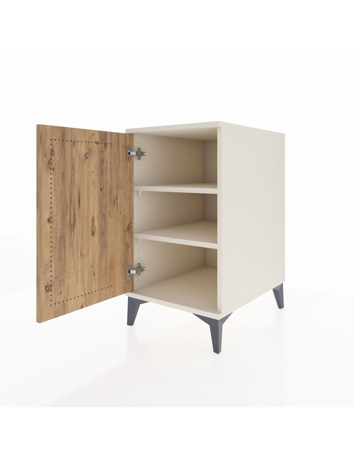 Kronos Komodin 2 Raflı Tek Kapaklı 44x59x80 - S74M022V3C