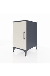 Kronos Komodin 2 Raflı Tek Kapaklı 44x59x80 Antrasit-Aytaşı