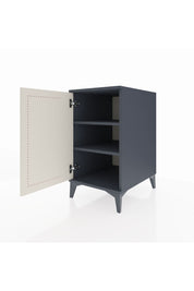 Kronos Komodin 2 Raflı Tek Kapaklı 44x59x80 Antrasit-Aytaşı