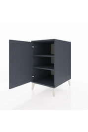 Kronos Komodin 2 Raflı Tek Kapaklı 44x59x80 Antrasit-Antrasit