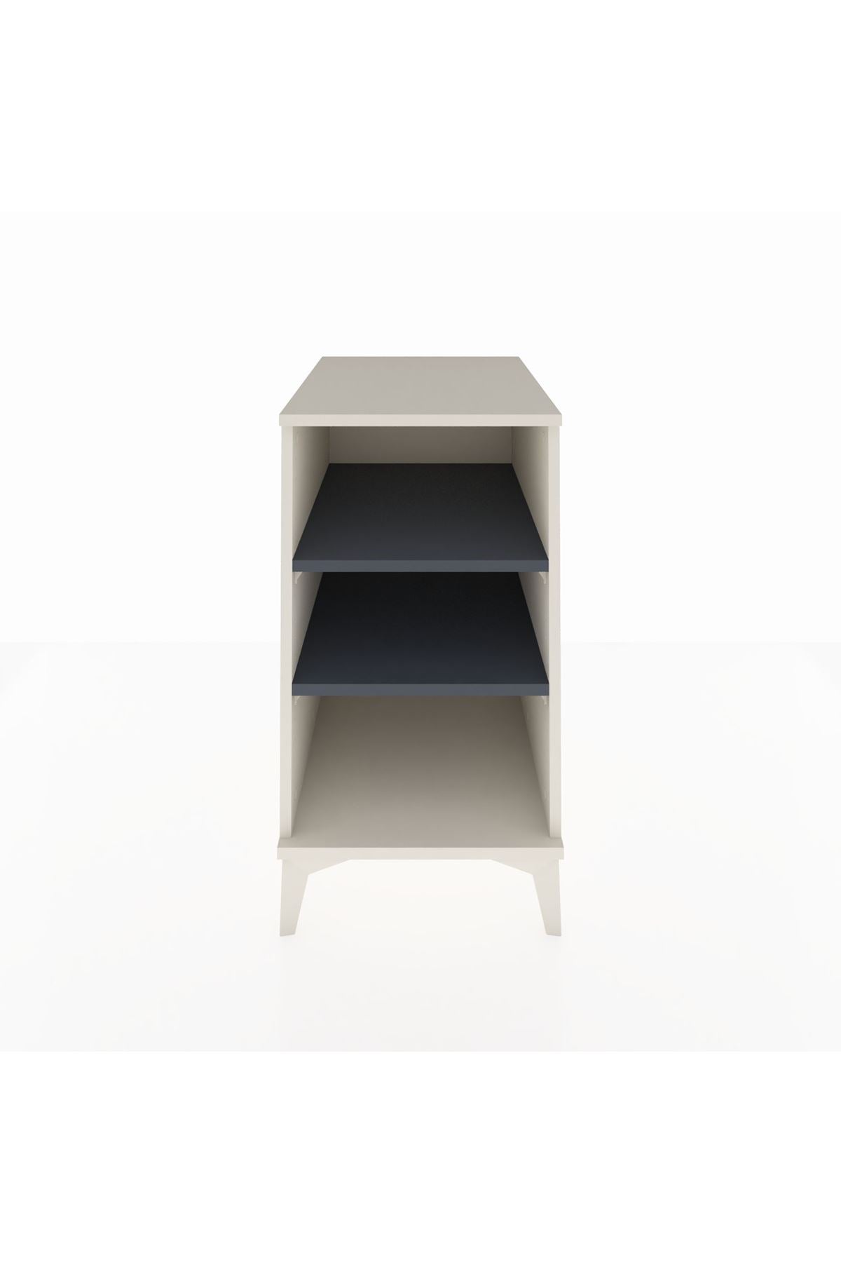 Kronos Komodin 2 Raflı 44x59x80 Aytaşı-Antrasit