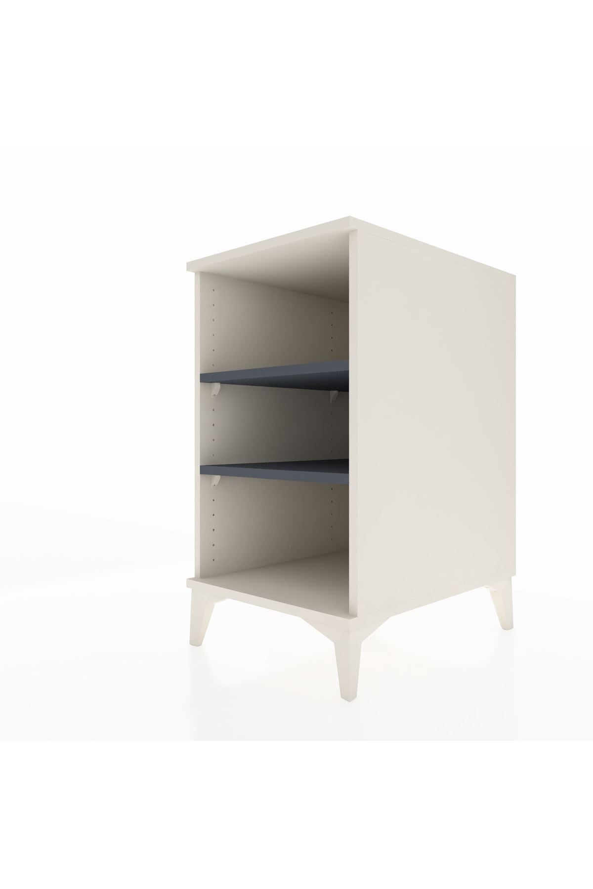 Kronos Komodin 2 Raflı 44x59x80 Aytaşı-Antrasit