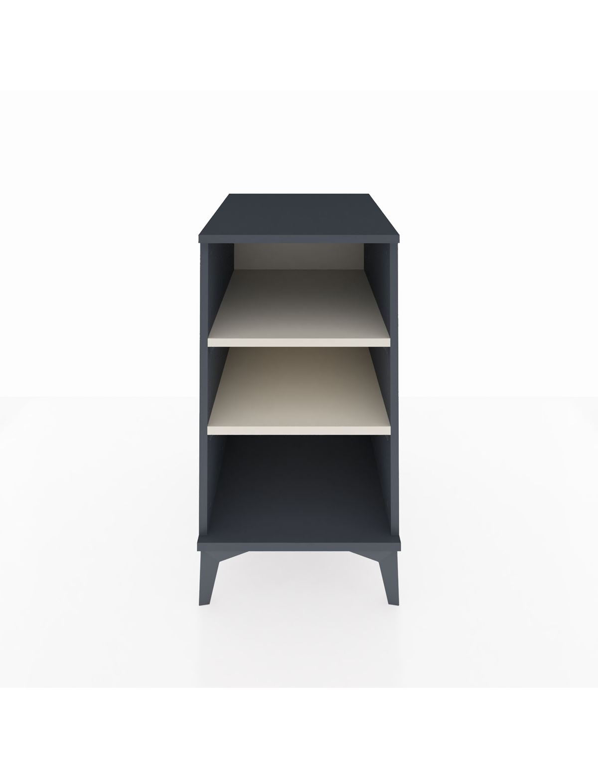 Kronos Komodin 2 Raflı 44x59x80 Antrasit-Aytaşı