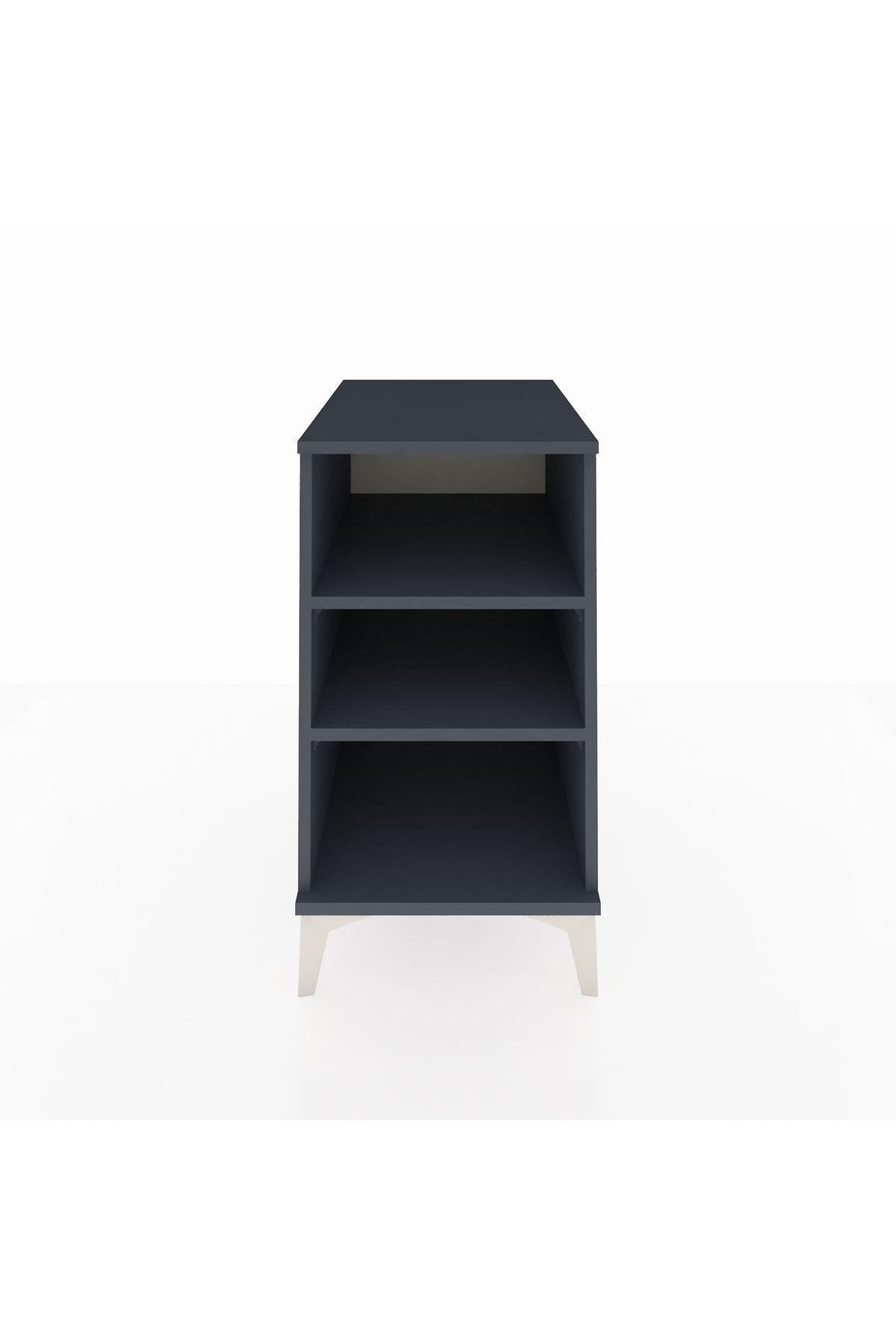 Kronos Komodin 2 Raflı 44x59x80 Antrasit-Antrasit