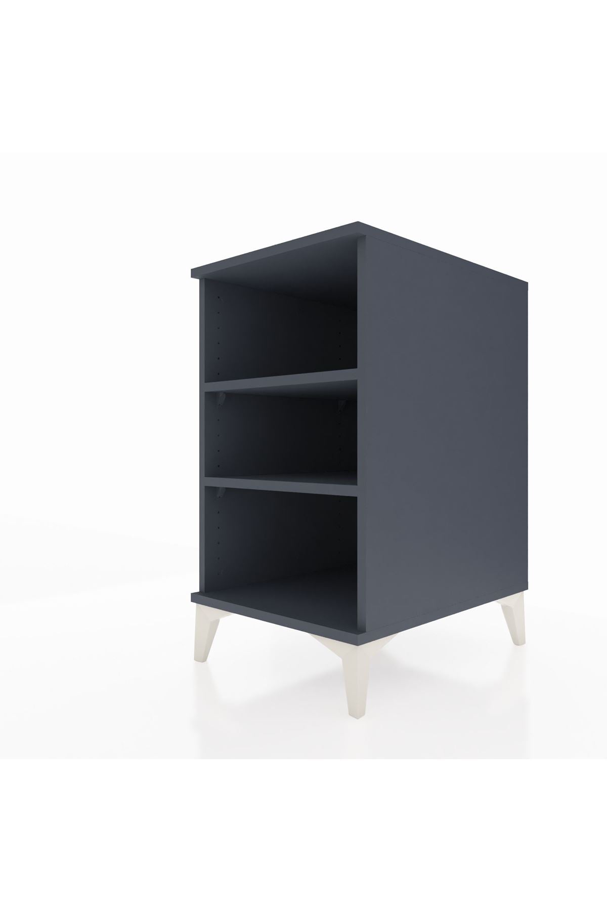 Kronos Komodin 2 Raflı 44x59x80 Antrasit-Antrasit