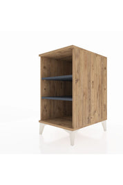 Kronos Komodin 2 Raflı 44x59x80 Çam-Antrasit