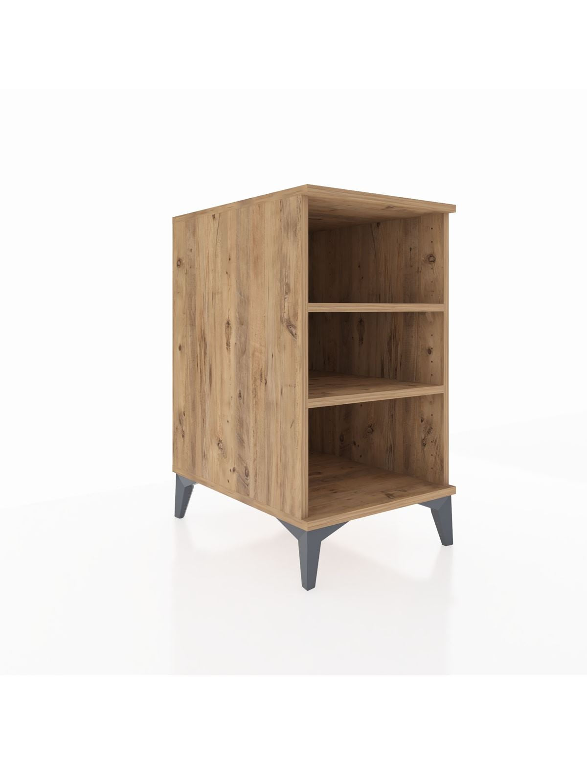 Kronos Komodin 2 Raflı 44x59x80 Çam-Çam