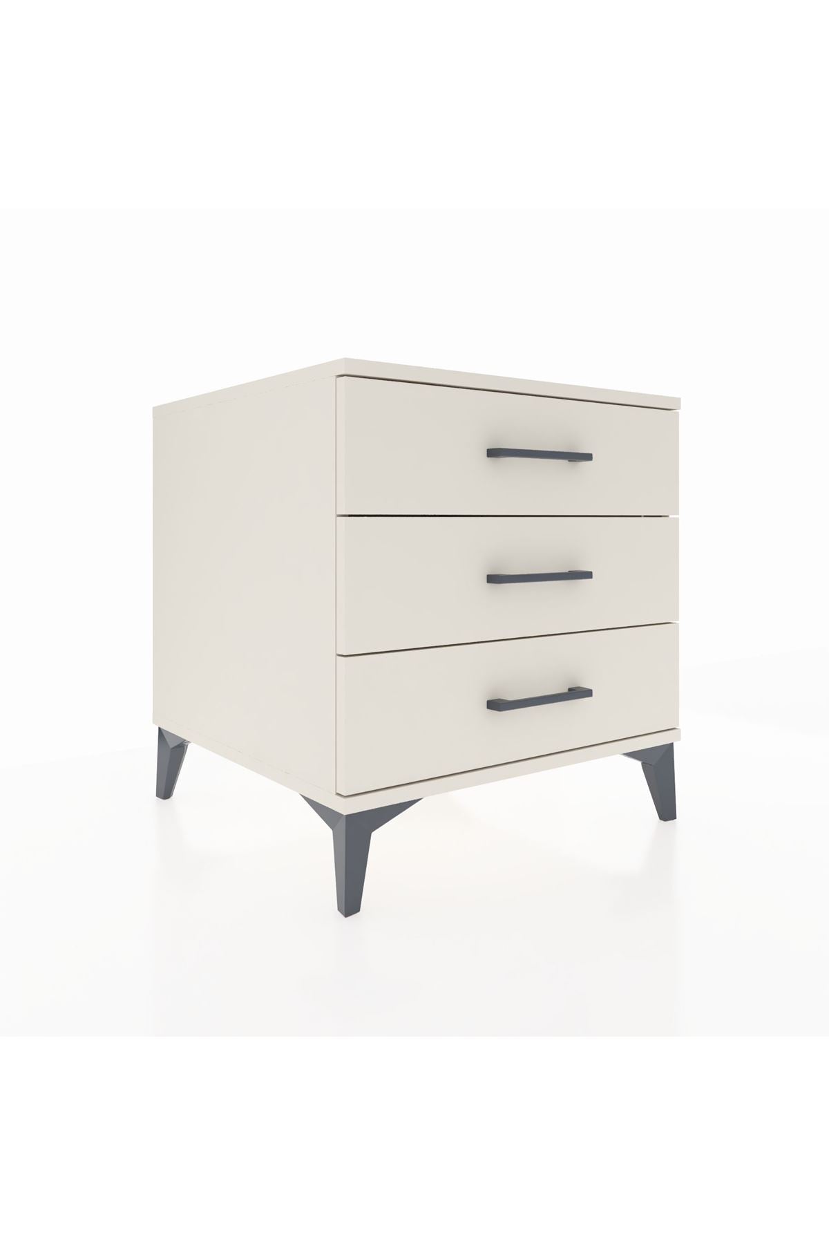 Kronos Komodin 3 Çekmeceli 60x59x64 Aytaşı-Aytaşı