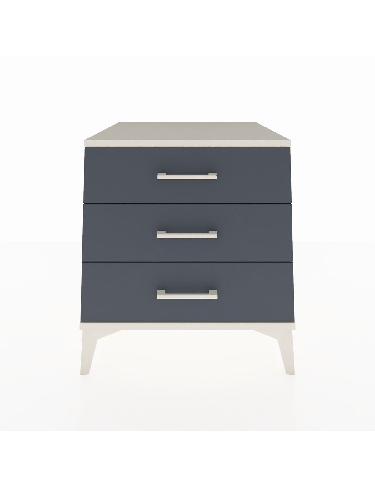 Kronos Komodin 3 Çekmeceli 60x59x64 Aytaşı-Antrasit