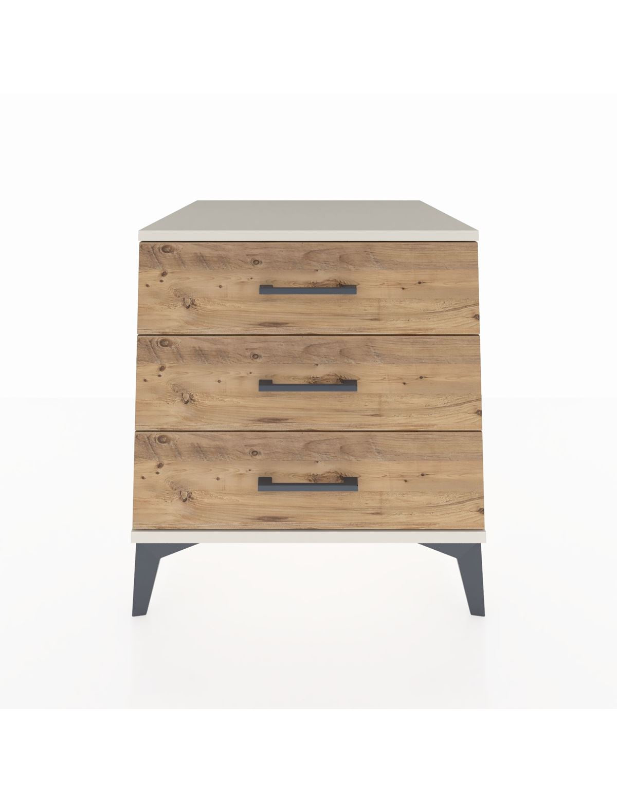 Kronos Komodin 3 Çekmeceli 60x59x64 Aytaşı-Çam