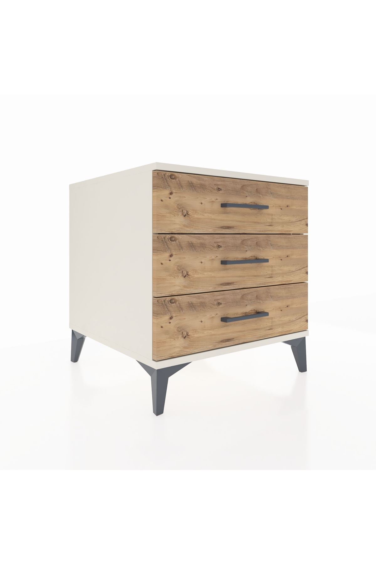 Kronos Komodin 3 Çekmeceli 60x59x64 Aytaşı-Çam