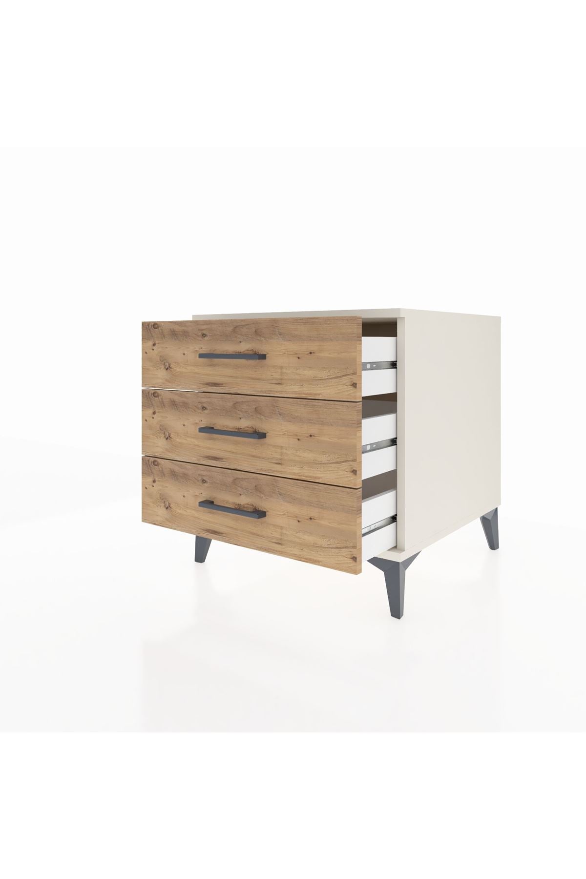 Kronos Komodin 3 Çekmeceli 60x59x64 - S78M001V3C