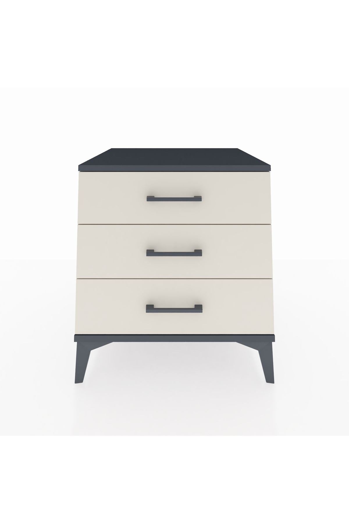 Kronos Komodin 3 Çekmeceli 60x59x64 - S78M001V4C