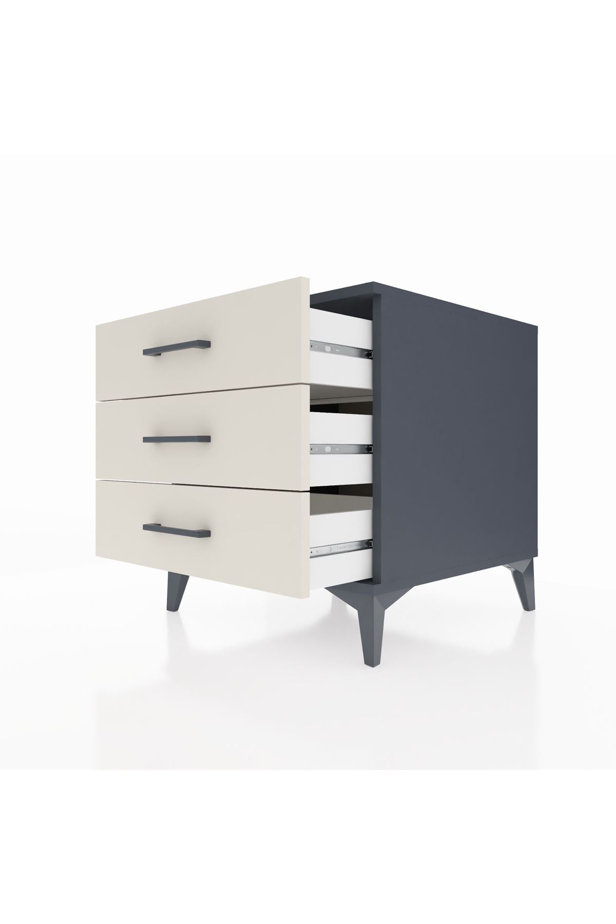 Kronos Komodin 3 Çekmeceli 60x59x64 - S78M001V4C