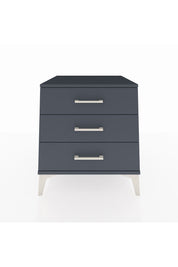 Kronos Komodin 3 Çekmeceli 60x59x64 Antrasit-Antrasit