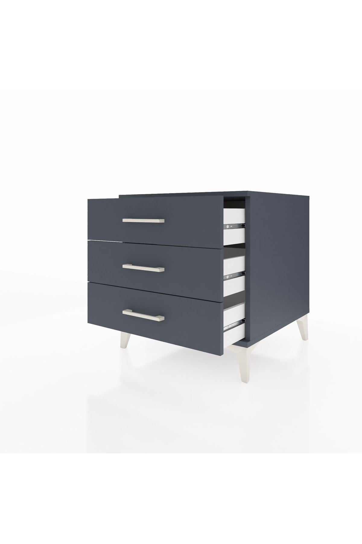 Kronos Komodin 3 Çekmeceli 60x59x64 - S78M001V5C