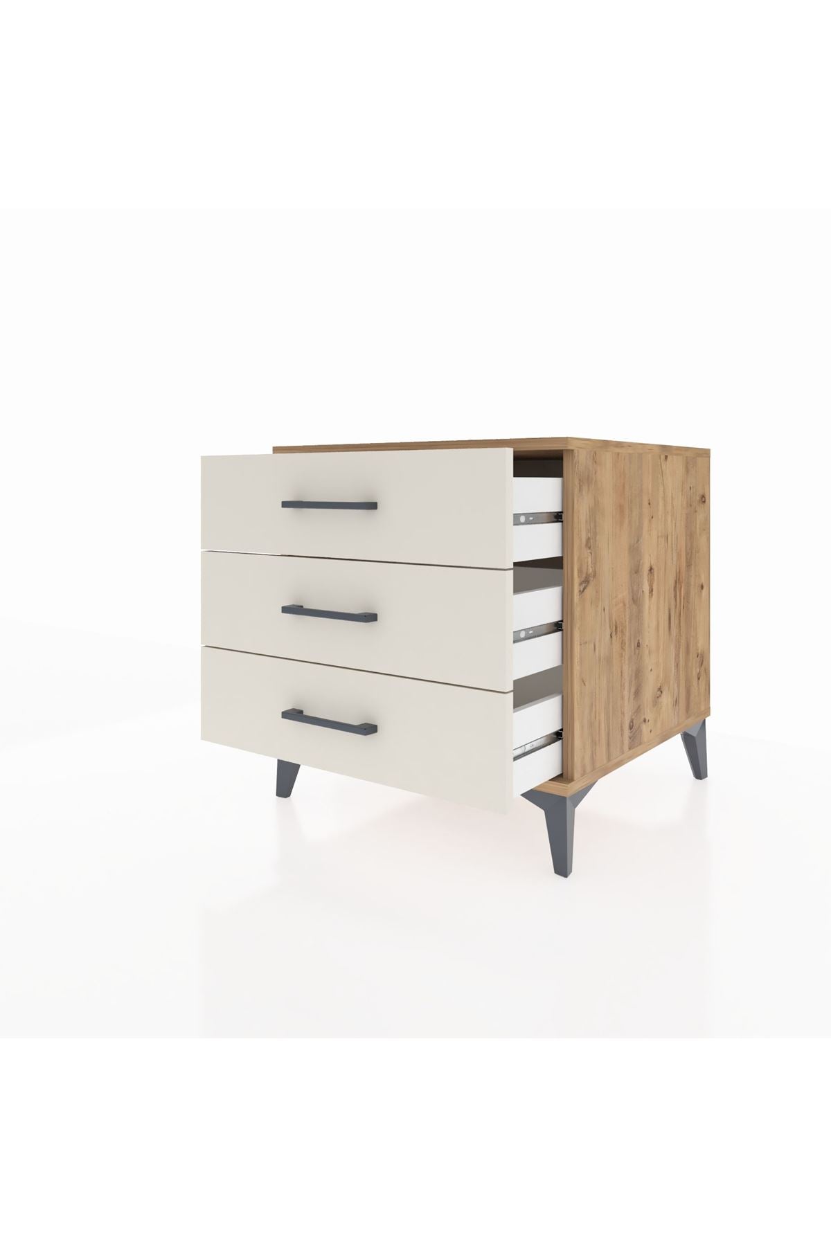 Kronos Komodin 3 Çekmeceli 60x59x64 - S78M001V7C