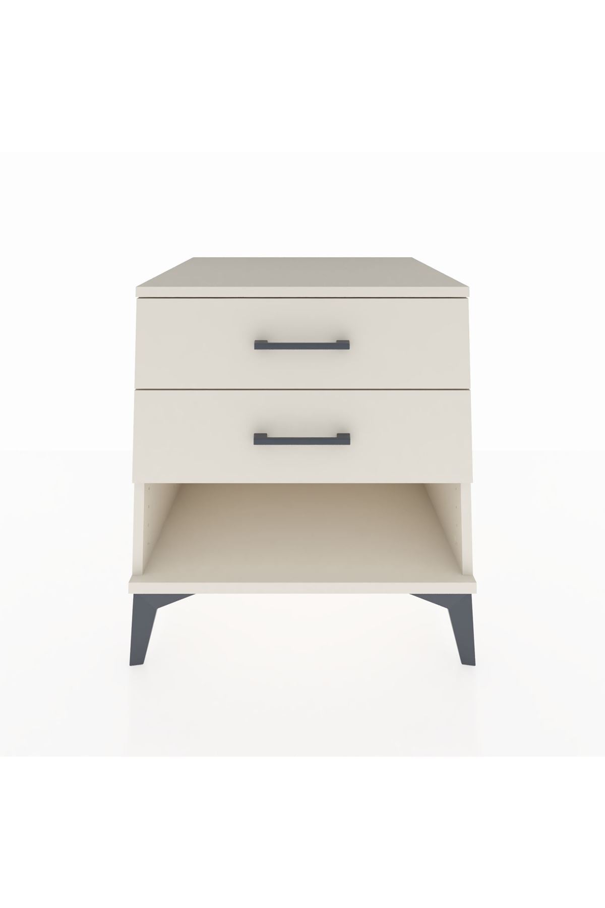 Kronos Komodin 2 Çekmeceli 60x59x64 Aytaşı-Aytaşı