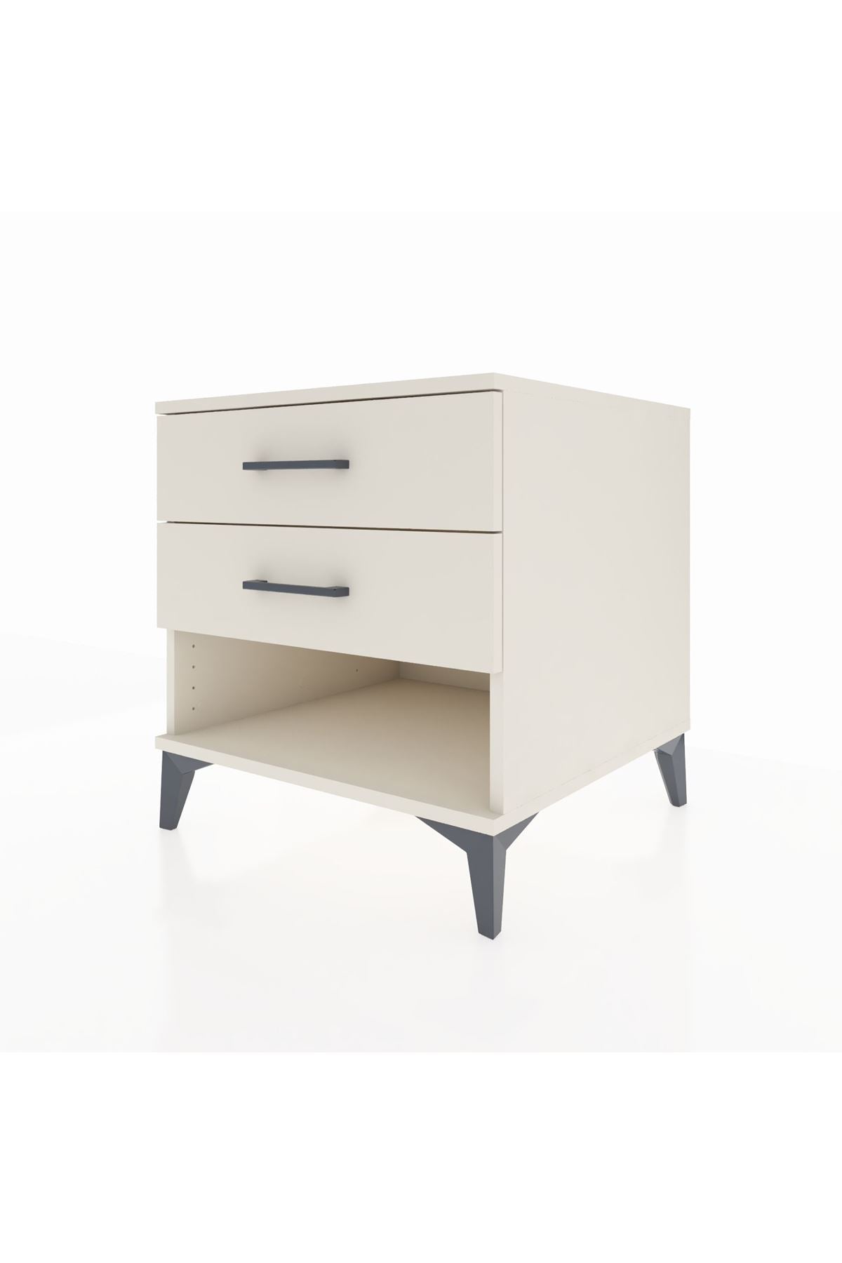 Kronos Komodin 2 Çekmeceli 60x59x64 Aytaşı-Aytaşı