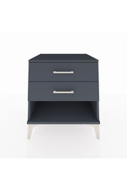 Kronos Komodin 2 Çekmeceli 60x59x64 Antrasit-Antrasit