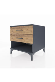 Kronos Komodin 2 Çekmeceli 60x59x64 Antrasit-Çam