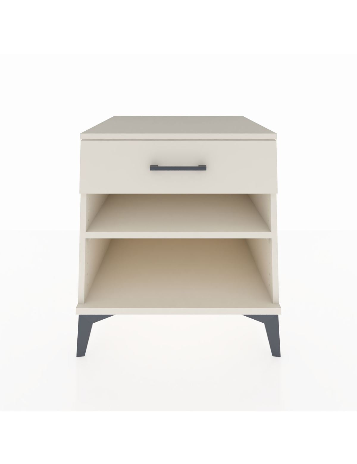 Kronos Komodin Tek Raflı Tek Çekmeceli 60x59x64 Aytaşı-Aytaşı