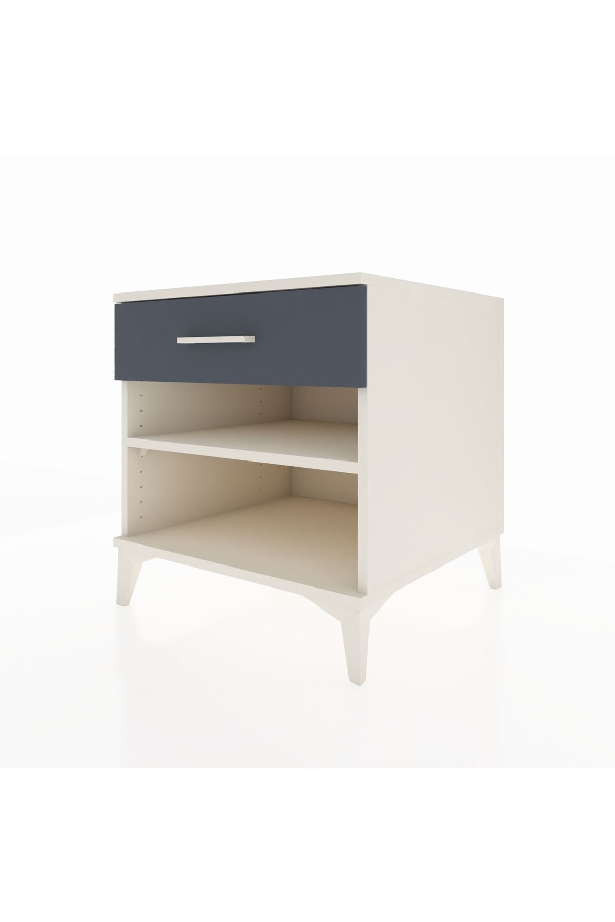 Kronos Komodin Tek Raflı Tek Çekmeceli 60x59x64 - S78M003V2C