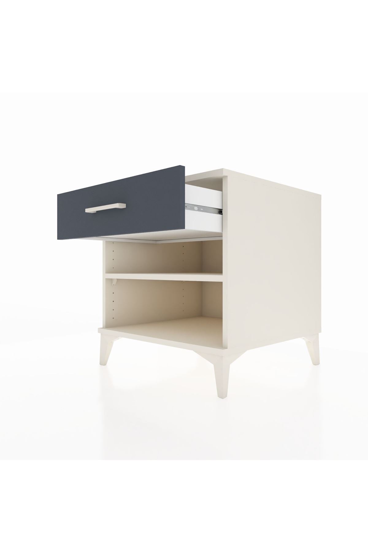 Kronos Komodin Tek Raflı Tek Çekmeceli 60x59x64 - S78M003V2C