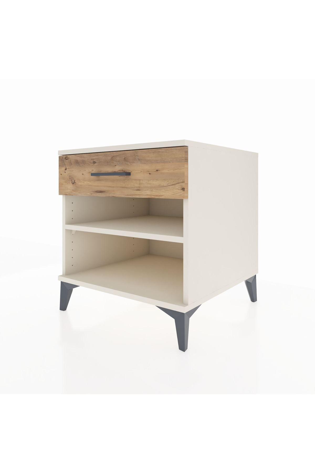 Kronos Komodin Tek Raflı Tek Çekmeceli 60x59x64 - S78M003V3C