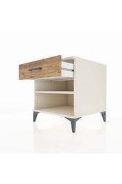 Kronos Komodin Tek Raflı Tek Çekmeceli 60x59x64 - S78M003V3C