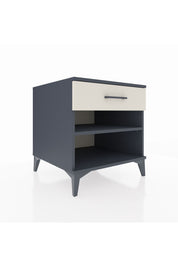 Kronos Komodin Tek Raflı Tek Çekmeceli 60x59x64 Antrasit-Aytaşı