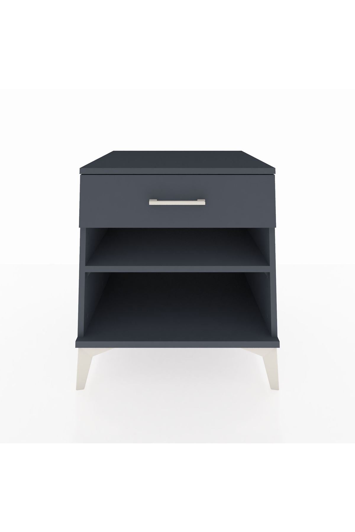 Kronos Komodin Tek Raflı Tek Çekmeceli 60x59x64 - S78M003V5C