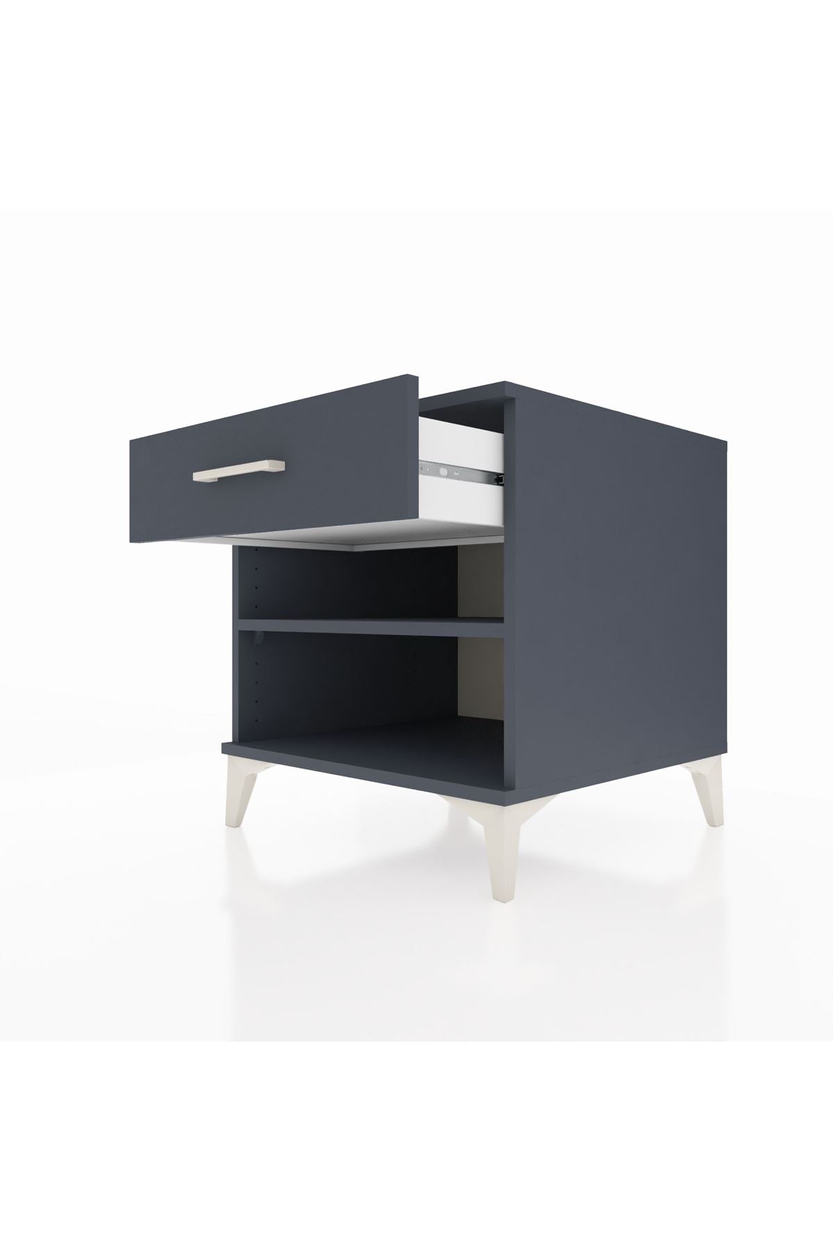 Kronos Komodin Tek Raflı Tek Çekmeceli 60x59x64 - S78M003V5C