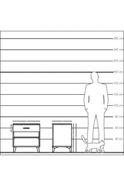 Kronos Komodin Tek Raflı Tek Çekmeceli 60x59x64 - S78M003V8C