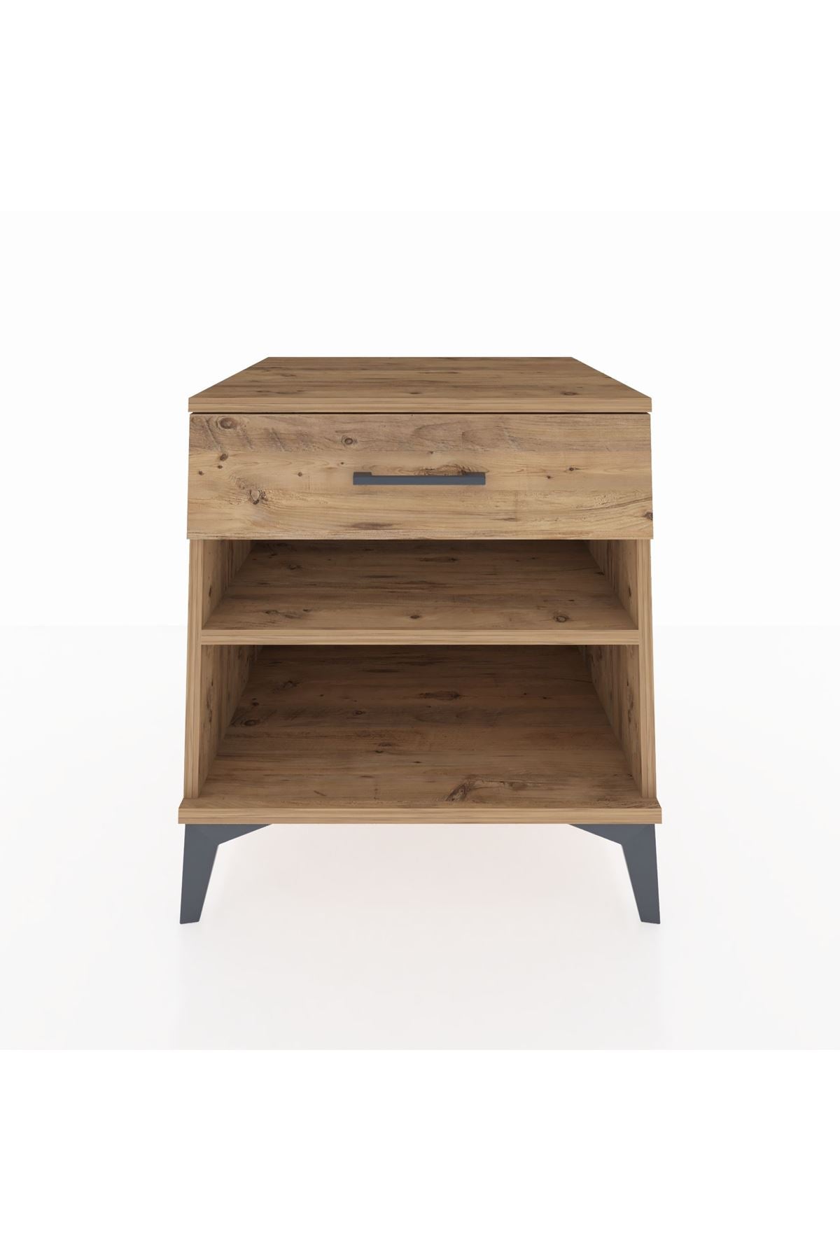 Kronos Komodin Tek Raflı Tek Çekmeceli 60x59x64 - S78M003V9C