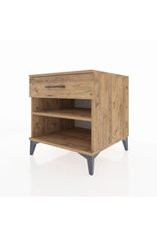 Kronos Komodin Tek Raflı Tek Çekmeceli 60x59x64 - S78M003V9C