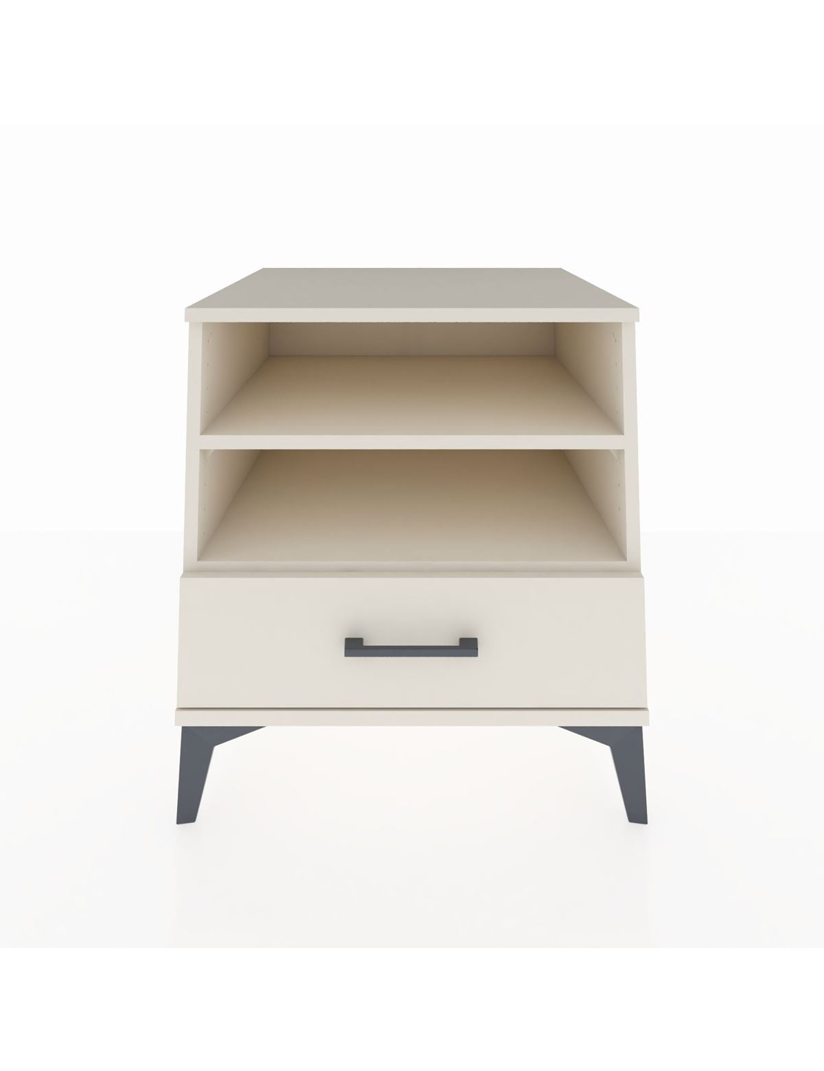 Kronos Komodin 2 Raflı Tek Çekmeceli 60x59x64 Aytaşı-Aytaşı