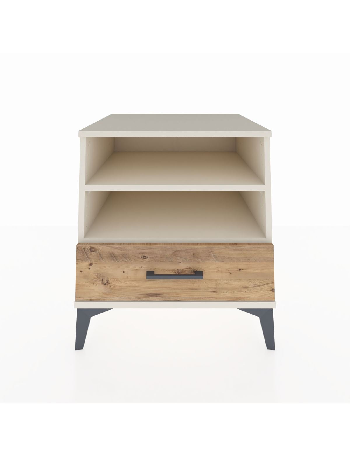 Kronos Komodin 2 Raflı Tek Çekmeceli 60x59x64 Aytaşı-Çam