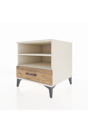 Kronos Komodin 2 Raflı Tek Çekmeceli 60x59x64 Aytaşı-Çam