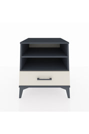 Kronos Komodin 2 Raflı Tek Çekmeceli 60x59x64 Antrasit-Aytaşı