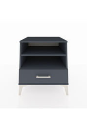 Kronos Komodin 2 Raflı Tek Çekmeceli 60x59x64 Antrasit-Antrasit