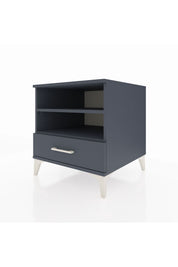 Kronos Komodin 2 Raflı Tek Çekmeceli 60x59x64 Antrasit-Antrasit