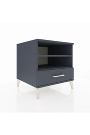 Kronos Komodin 2 Raflı Tek Çekmeceli 60x59x64 Antrasit-Antrasit