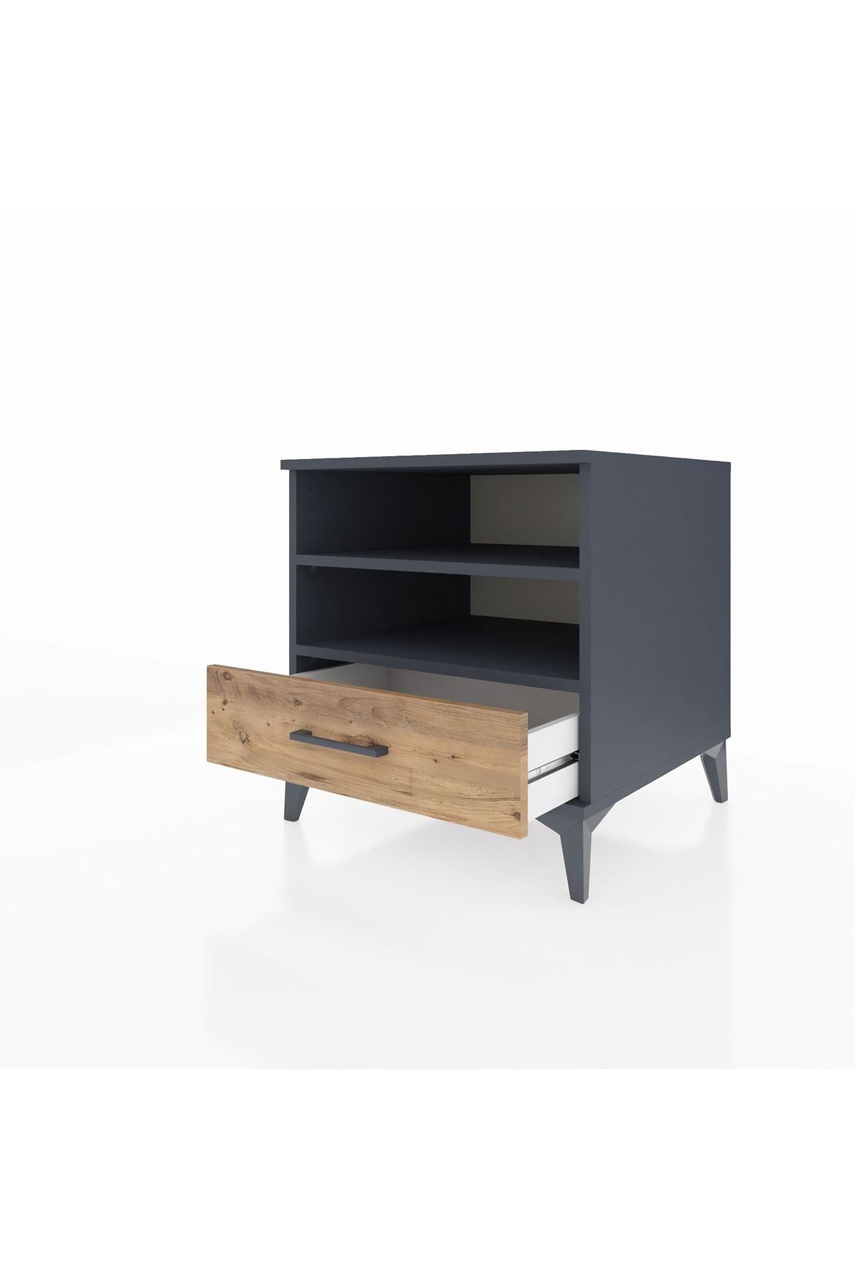Kronos Komodin 2 Raflı Tek Çekmeceli 60x59x64 - S78M004V6C