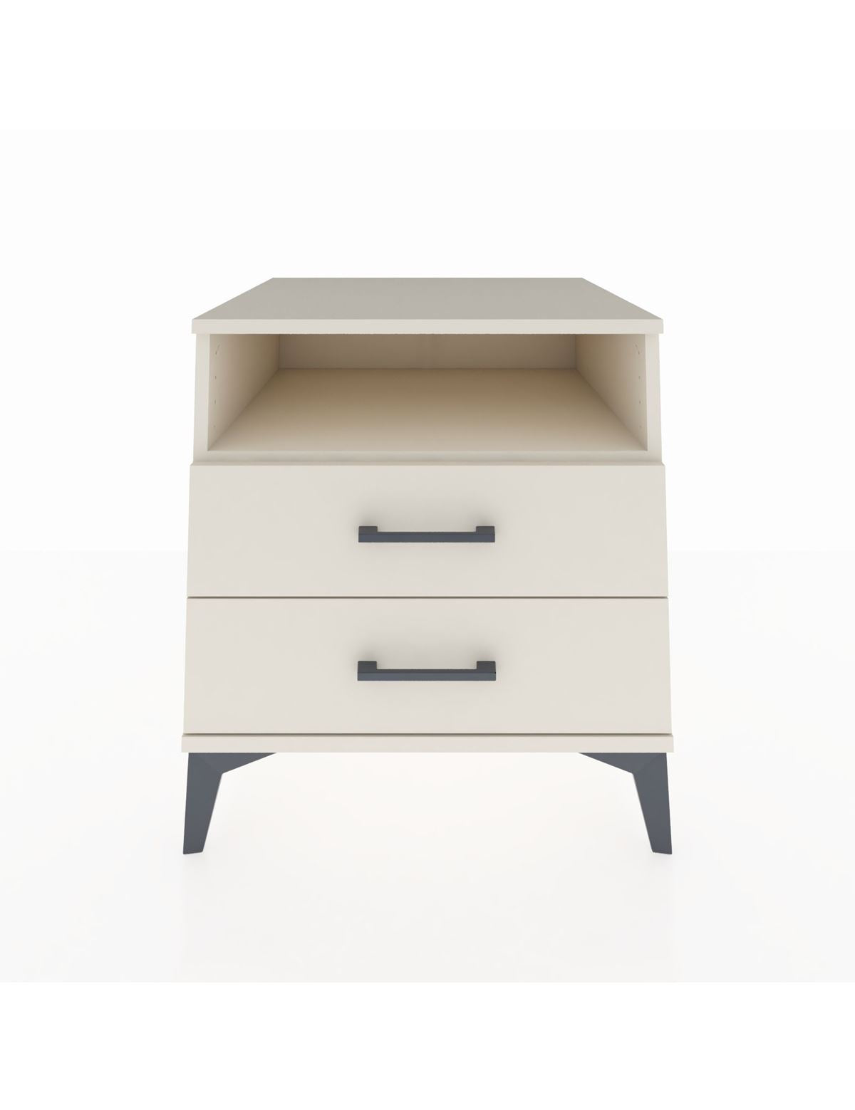 Kronos Komodin Tek Raflı 2 Çekmeceli 60x59x64 Aytaşı-Aytaşı