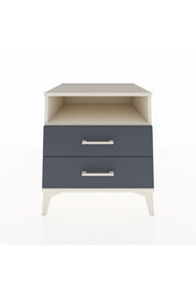 Kronos Komodin Tek Raflı 2 Çekmeceli 60x59x64 Aytaşı-Antrasit